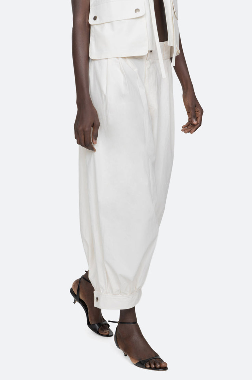 Lois Twill Pants Cream