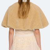 Michaela Wool Cape Camel