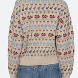 Preston Knit Crew Neck Sweater Cream
