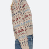 Preston Knit Crew Neck Sweater Cream