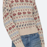 Preston Knit Crew Neck Sweater Cream