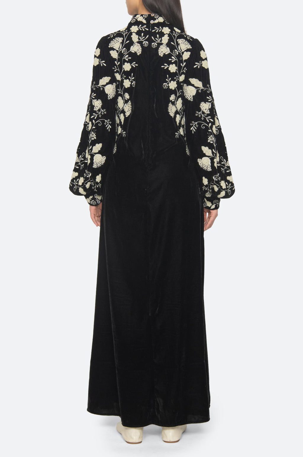 Shiloh Emb Maxi Dress Black