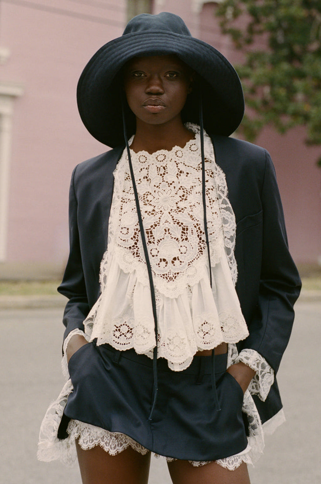 Sofia Embroidery Top Cream