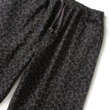 Patterned Easy Chef Pants Black Leopard