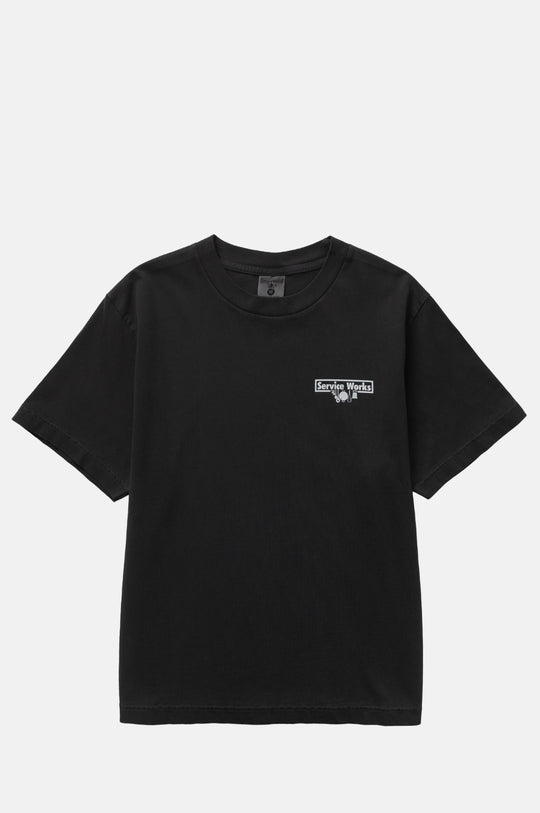 Pigment Dyed Trademark Tee Black