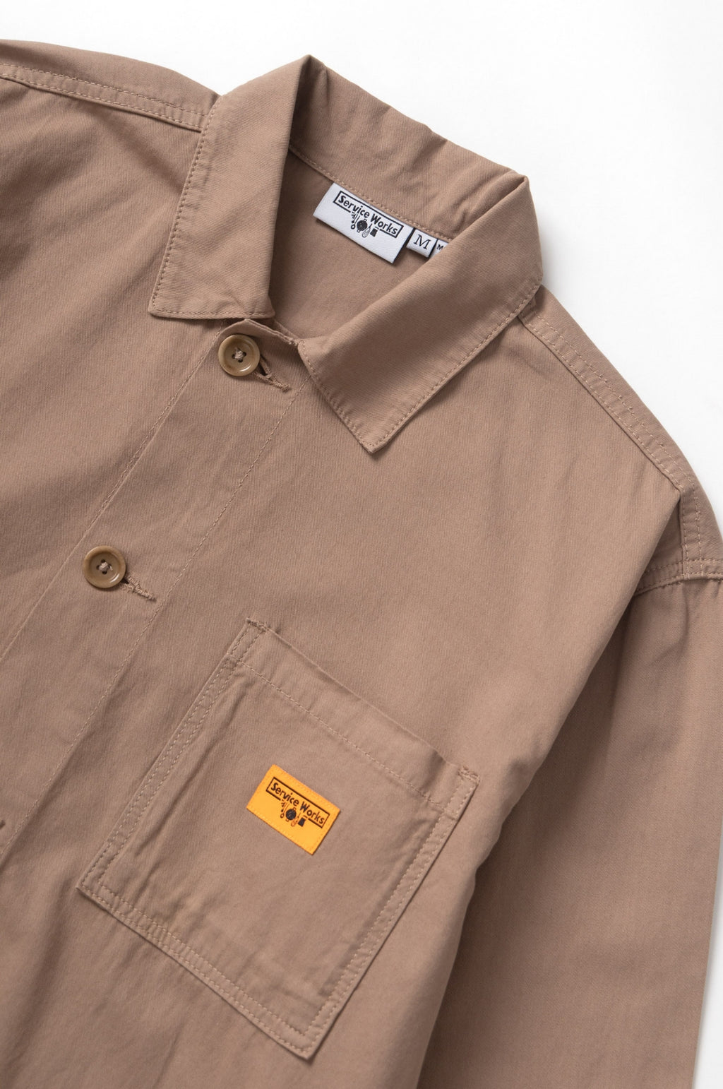 Twill Chore Shirt Mushroom