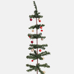 Shishi Tree Green with Red & White Balls 25cm.