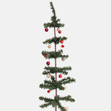 Shishi Tree Green with Red & White Balls 25cm.