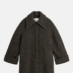 Skall Studio Beate Coat Brown Black Twill.