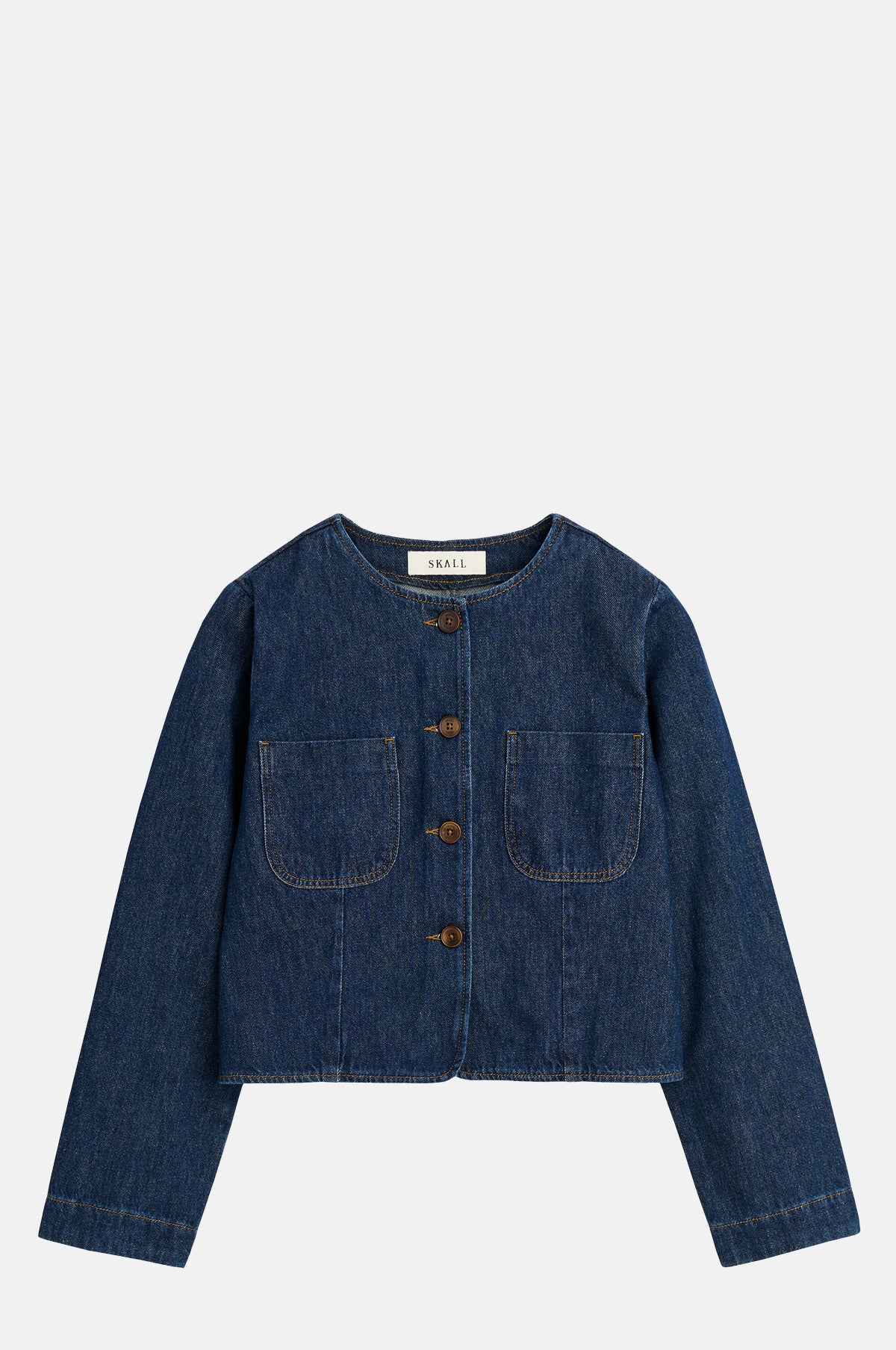 Skall Studio Clementine Jacket Indigo Blue.