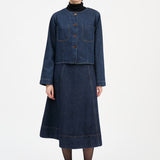 Clementine Jacket Indigo Blue