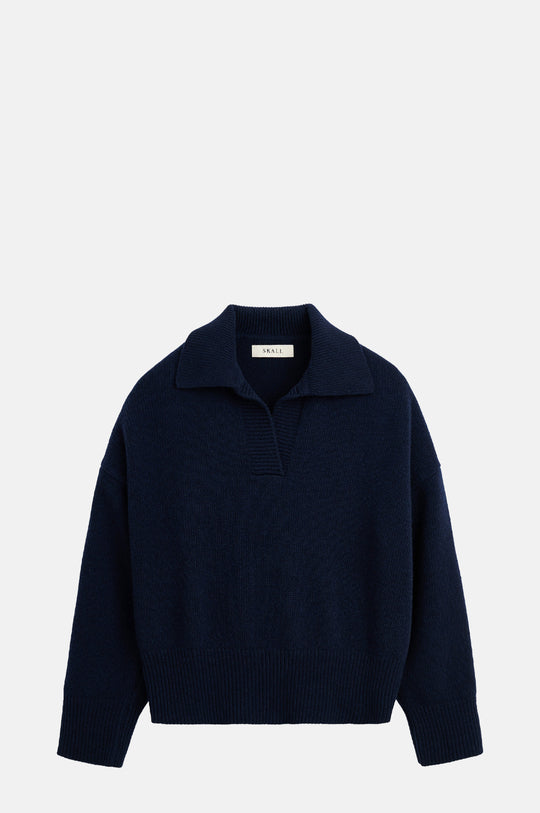 Dean V-Neck Jumper Navy