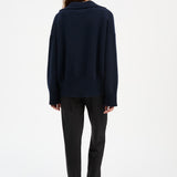 Dean V-Neck Jumper Navy