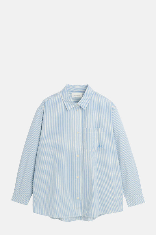 Edgar Shirt Oxford Light Blue/White Stripe