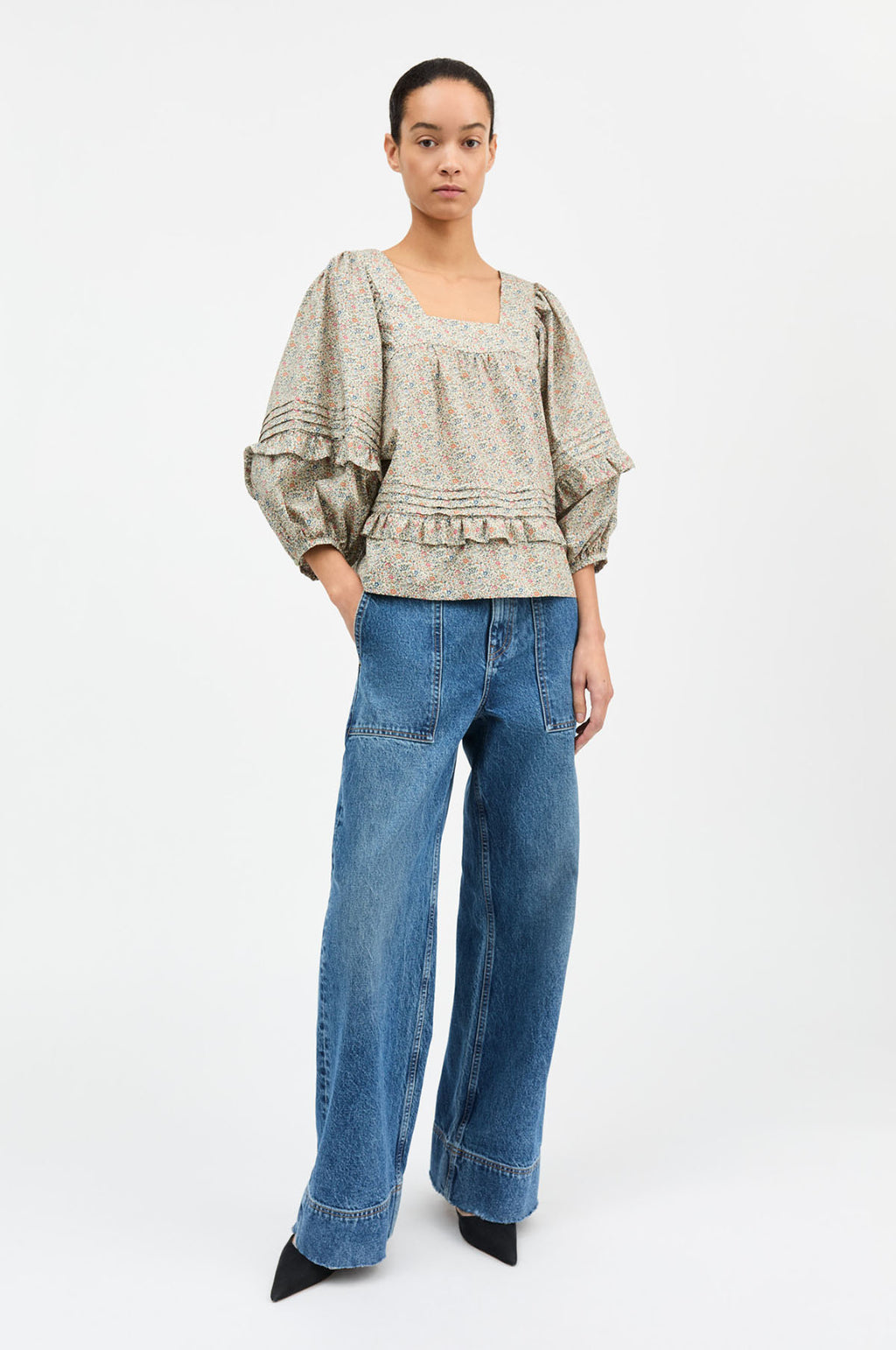 Hope Blouse Flower Field