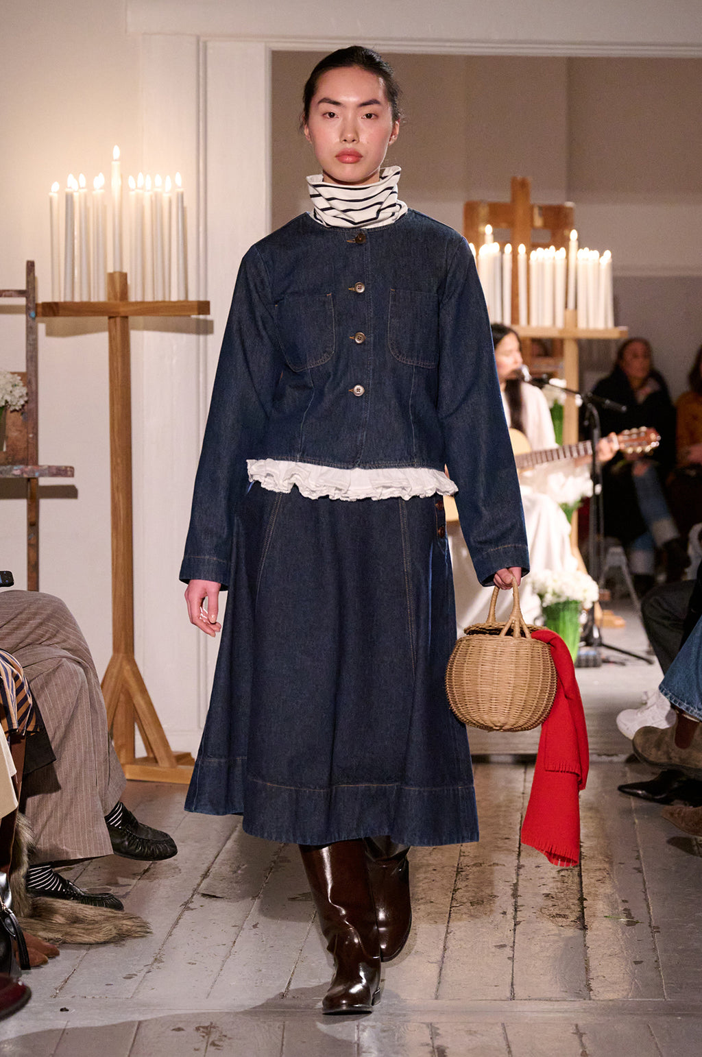 Katinka Skirt Indigo Blue