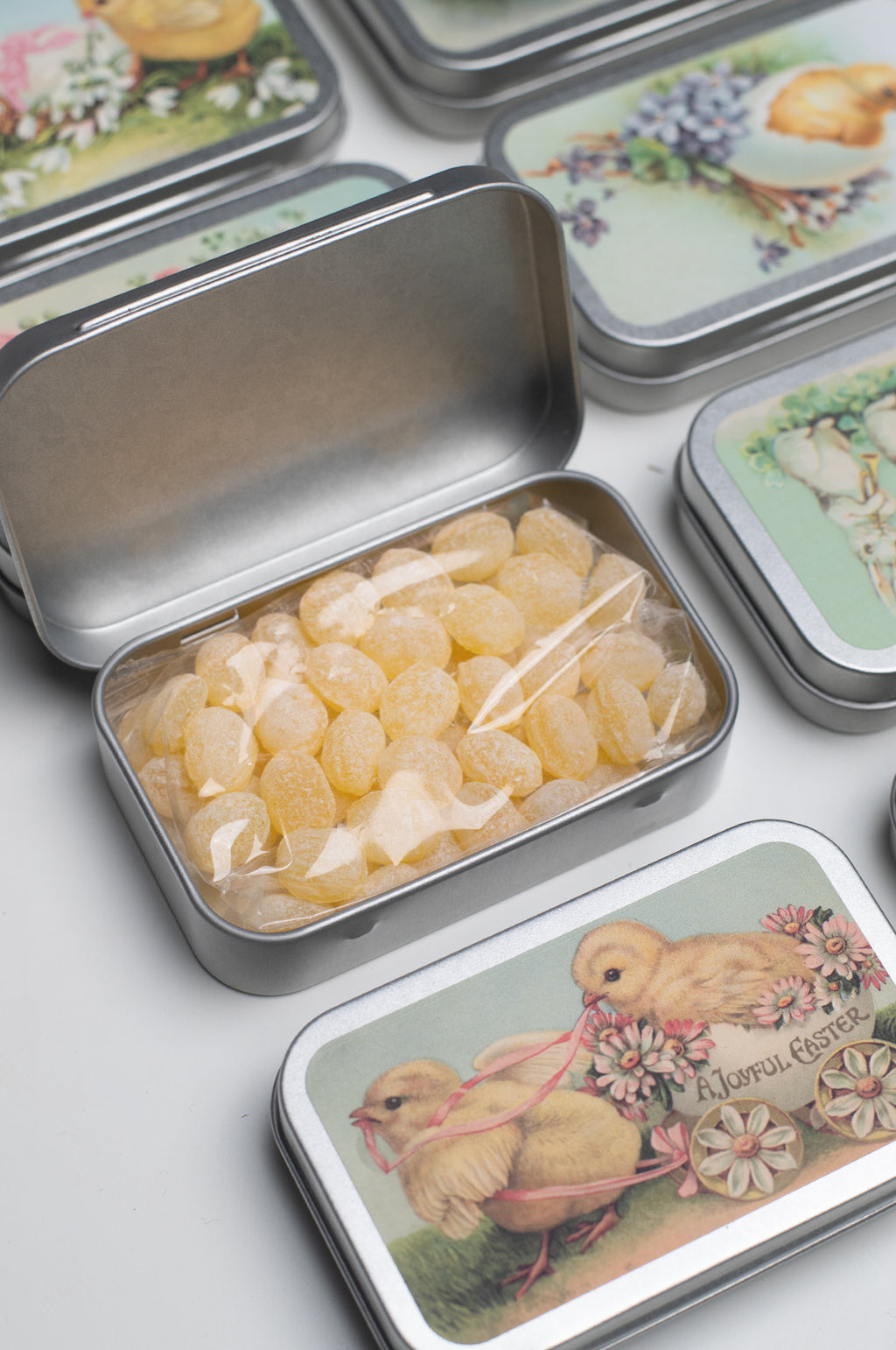 Easter Lemon Pastille Tin Assorted