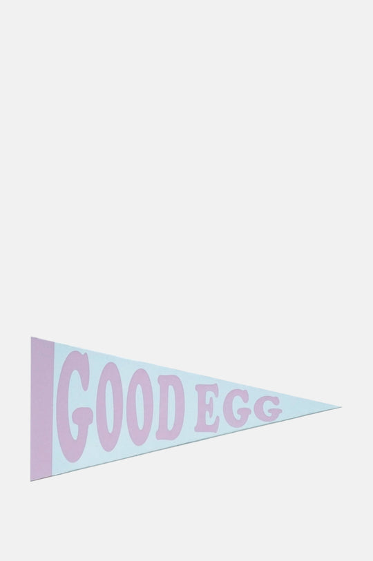 Good Egg Pennant Card Blue & Pink