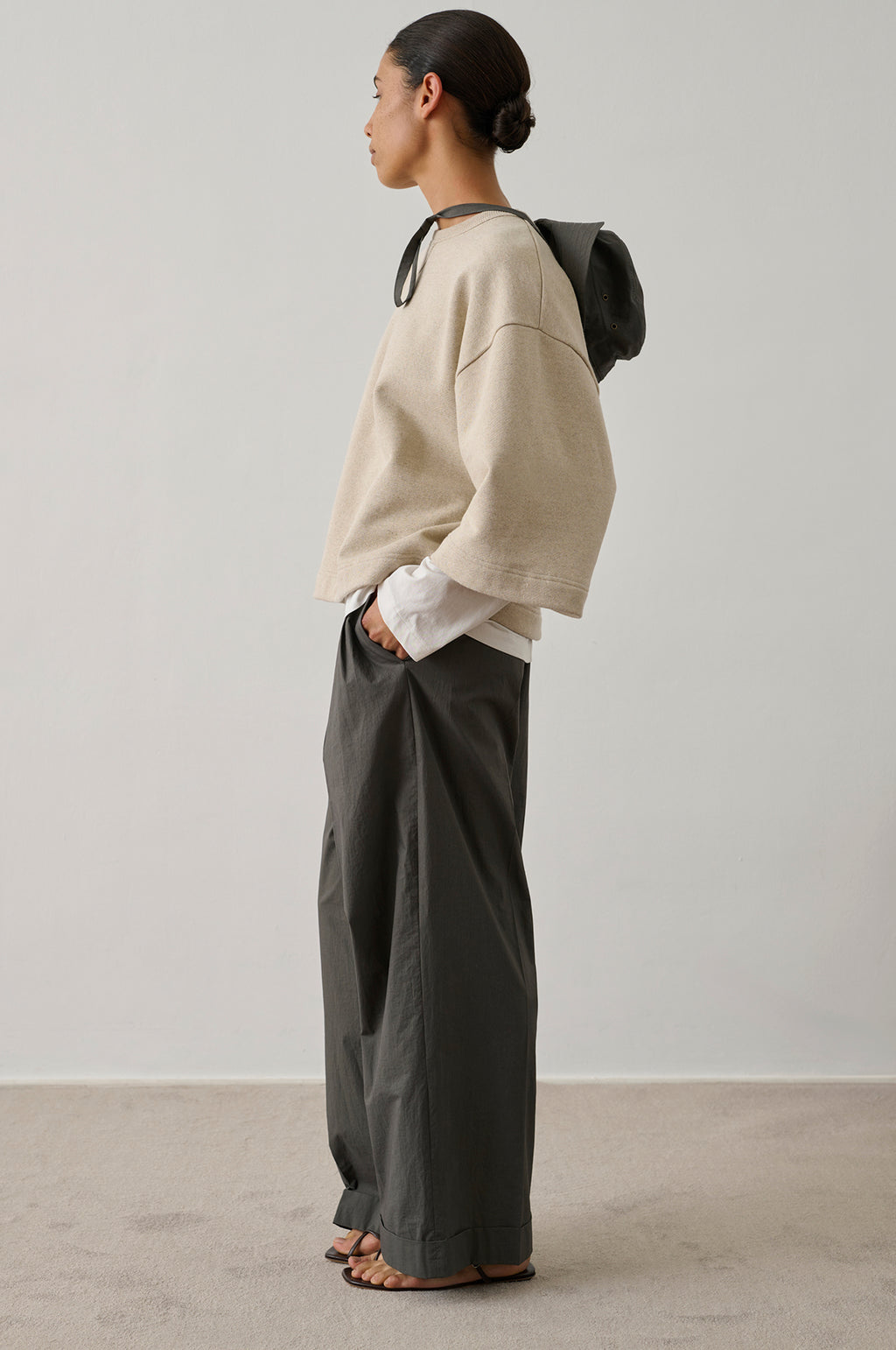 Iksan Sweat Beige Chine