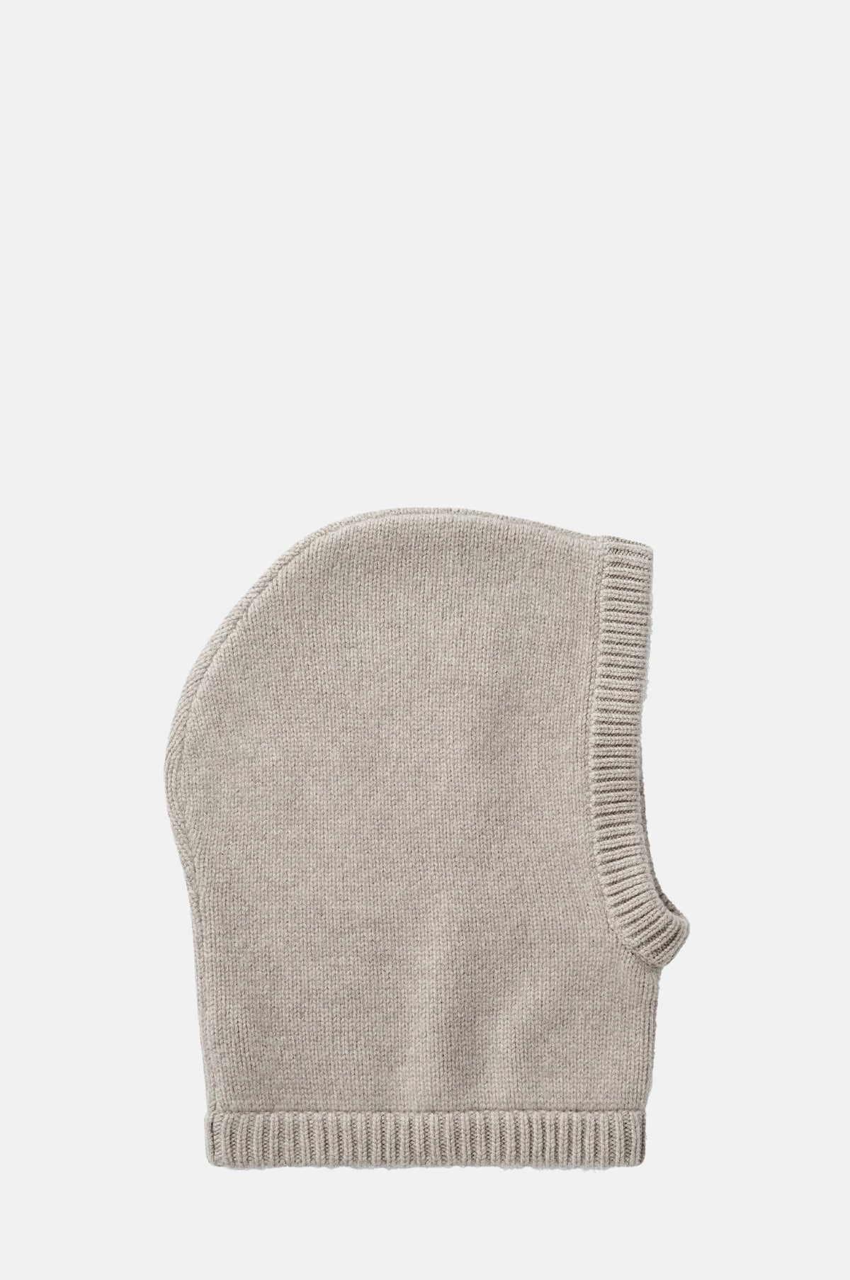 Soft Goat Balaclava Greige.