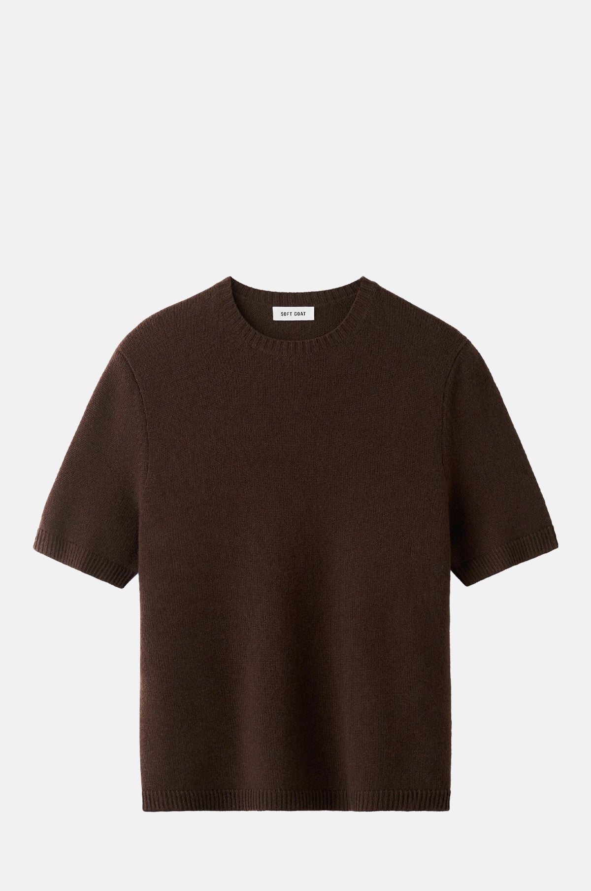 Soft Goat Oversized T Shirt Mocha.