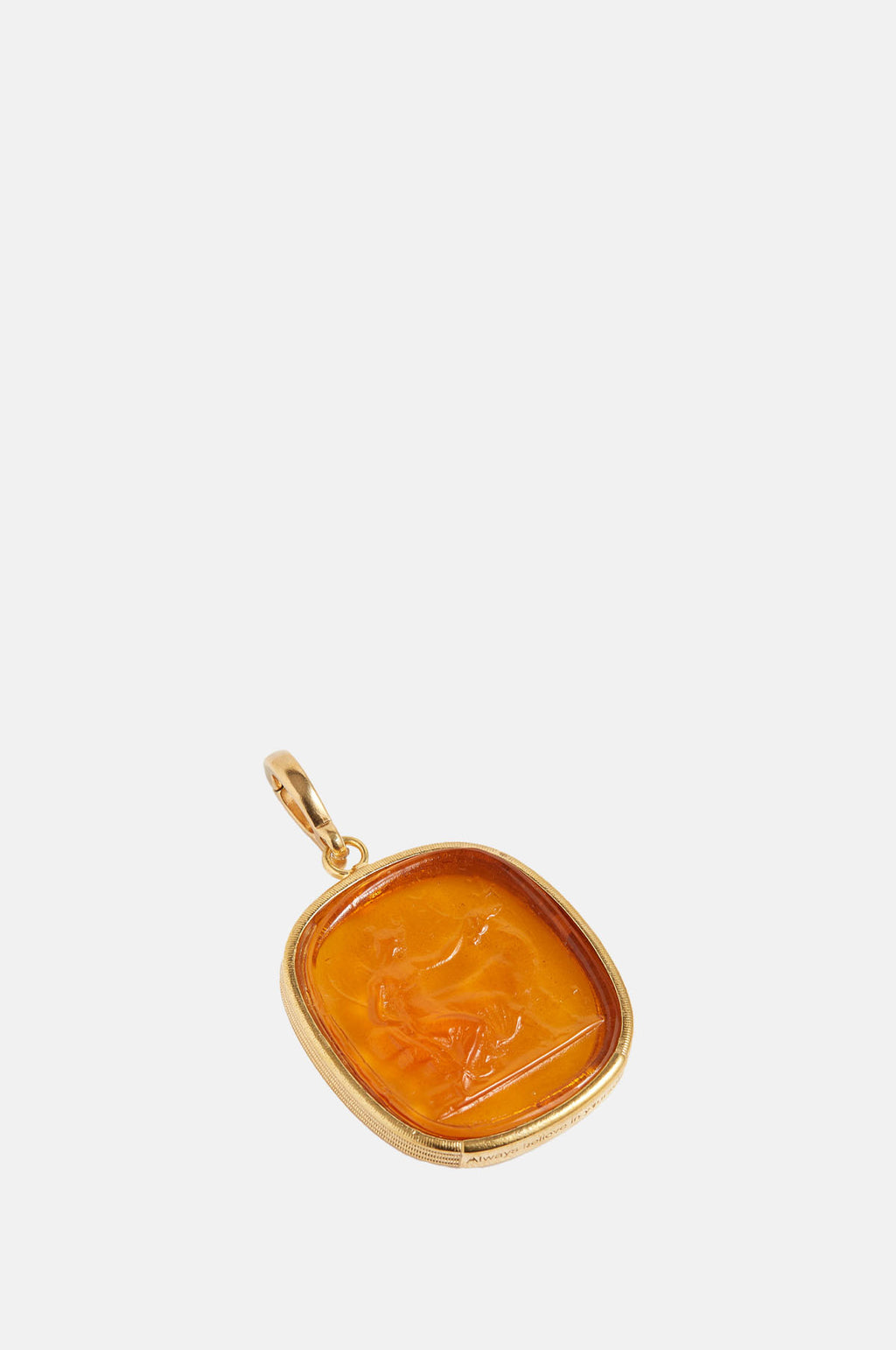 Soru Guidance Talisman Charm Amber.