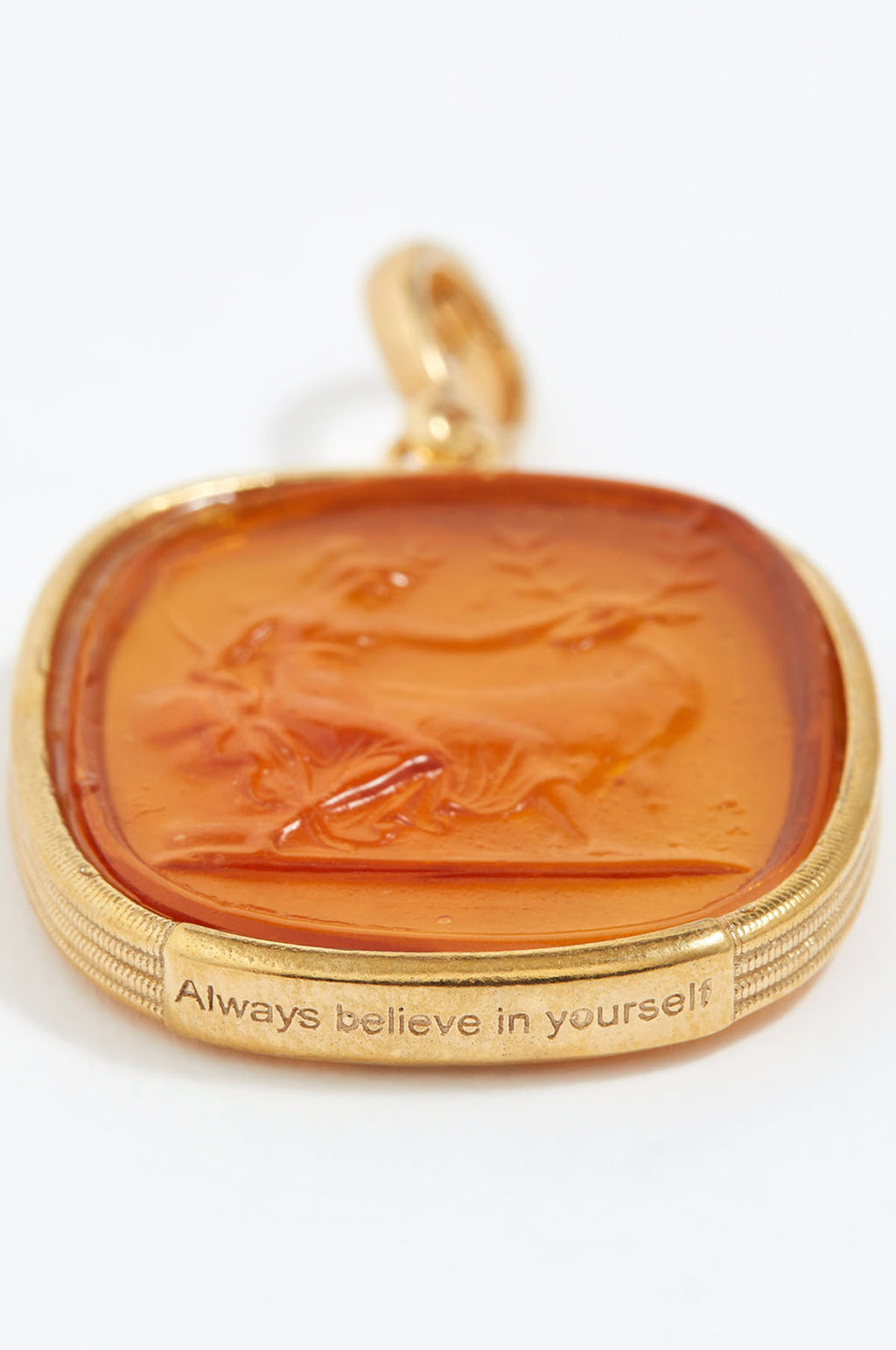 Guidance Talisman Charm Amber