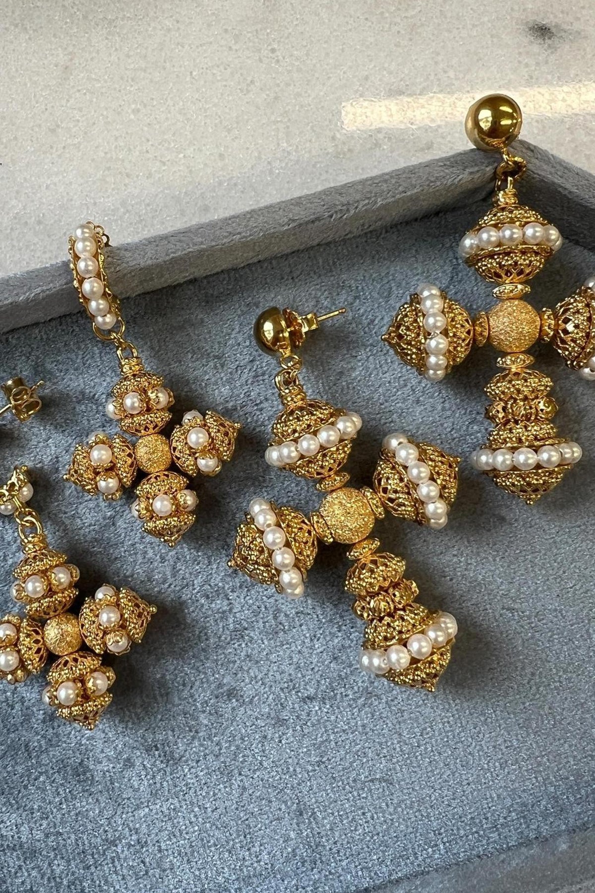Mini Santina Pearl Earrings