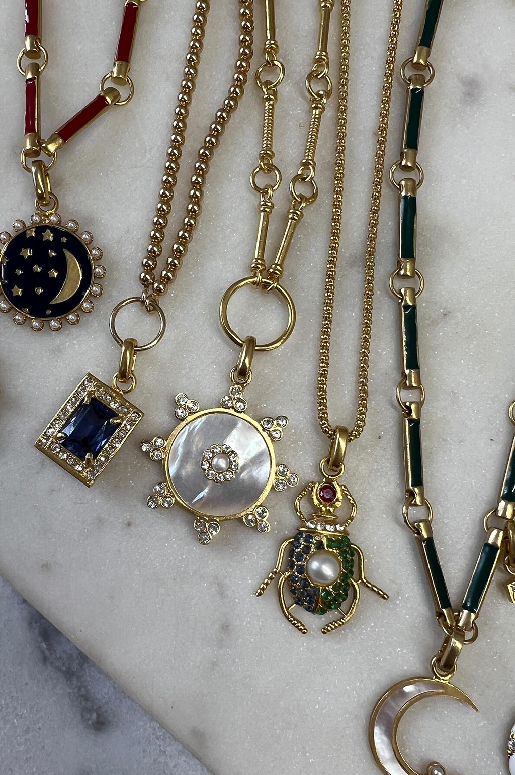 Pearl Gardenia Charm