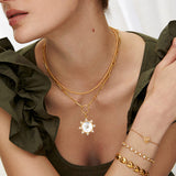 Pearl Gardenia Charm
