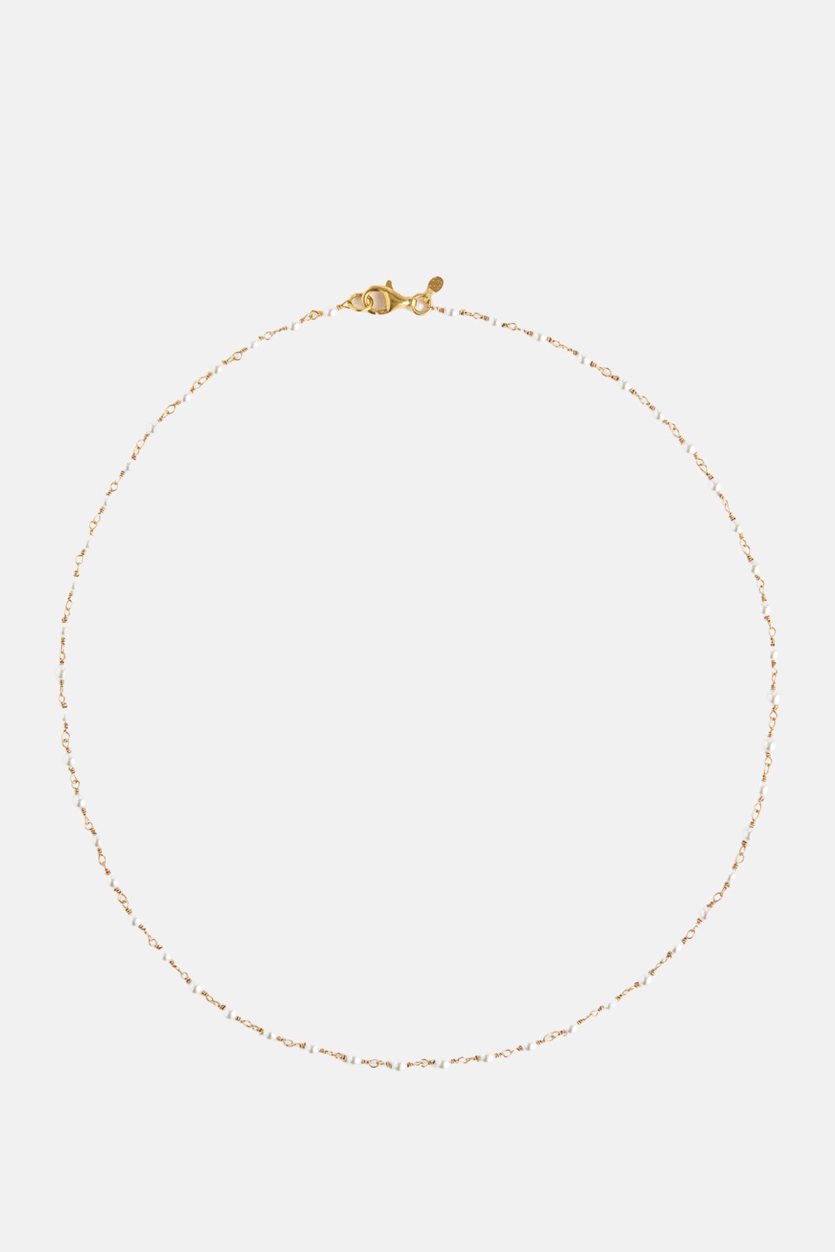 Soru Charm Pearl Necklace.
