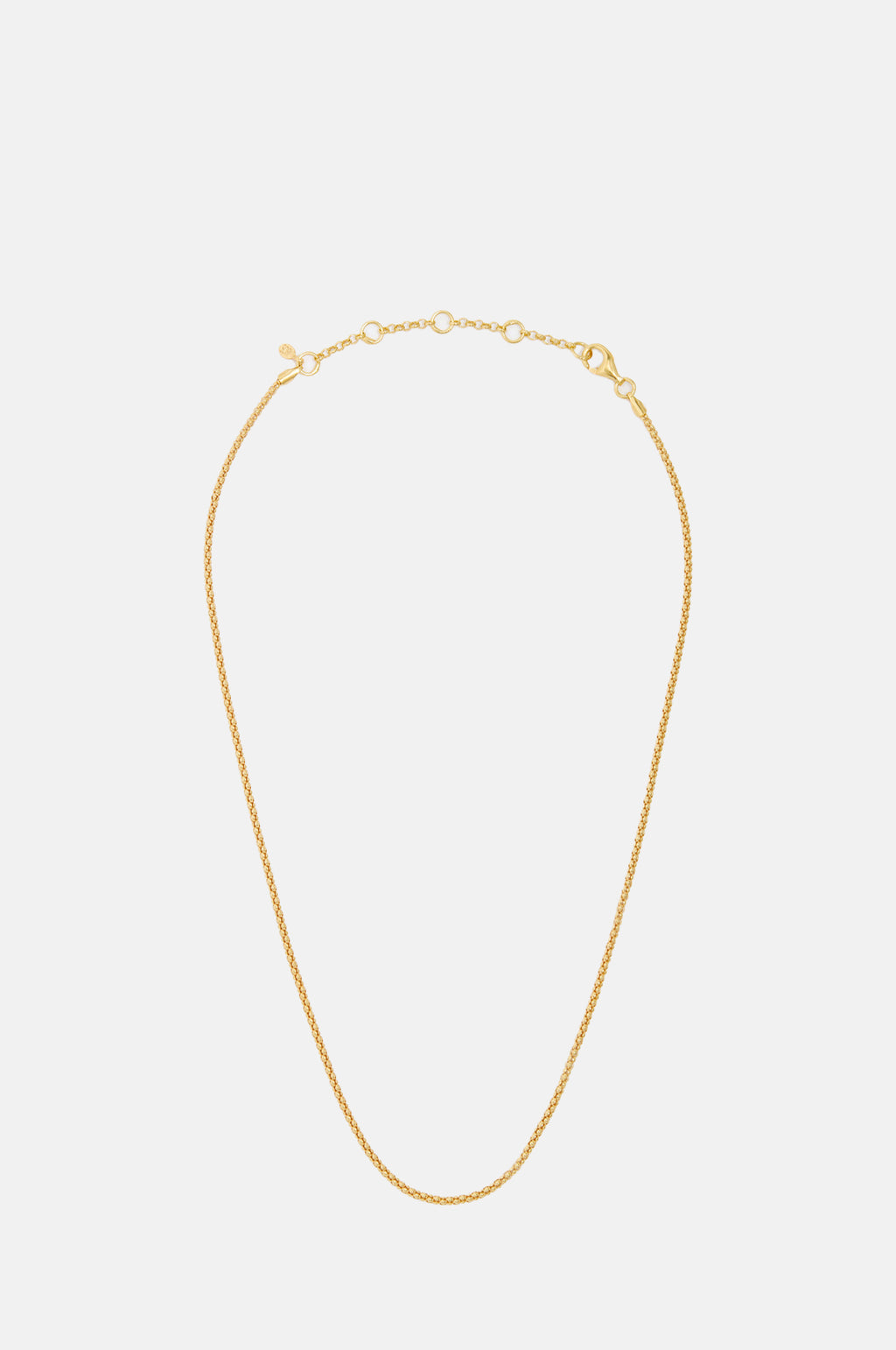 Soru Charm Rope Gold Necklace.