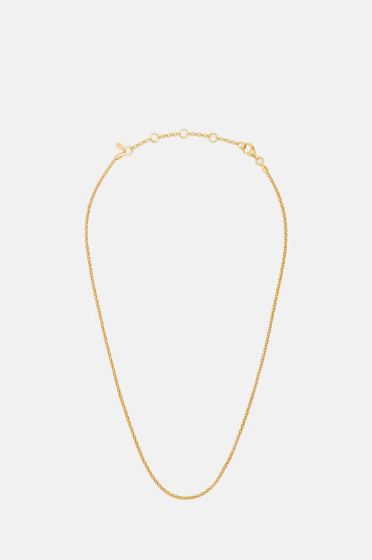 Soru Charm Rope Gold Necklace