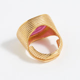 Strength Talisman Ring Magenta