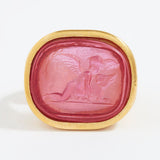 Strength Talisman Ring Magenta