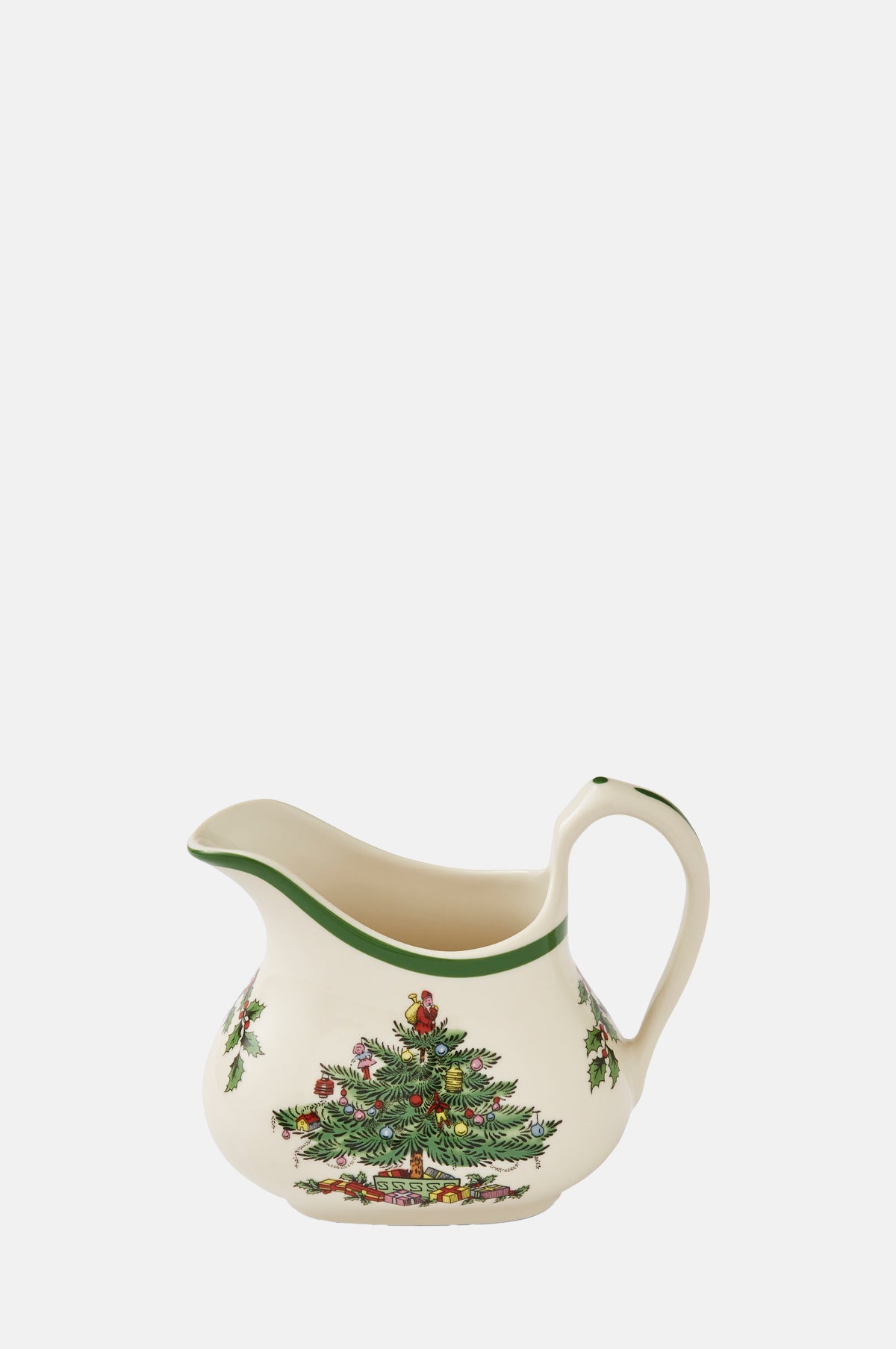 Spode Christmas Tree Cream and Brandy Sauce Jug.