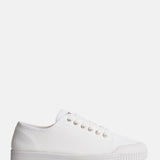 Spring Court G2 Canvas Trainer White.