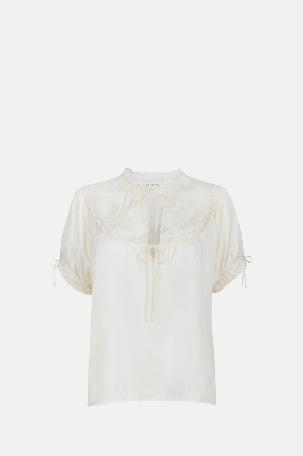 St. Clair Willa Blouse Buttermilk.