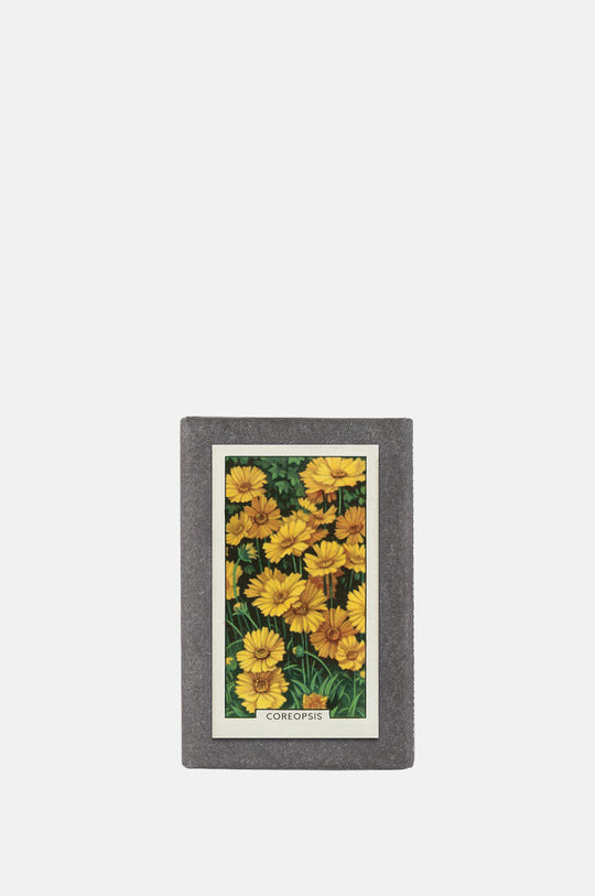 Garden Flowers Label Soap Coreopsis