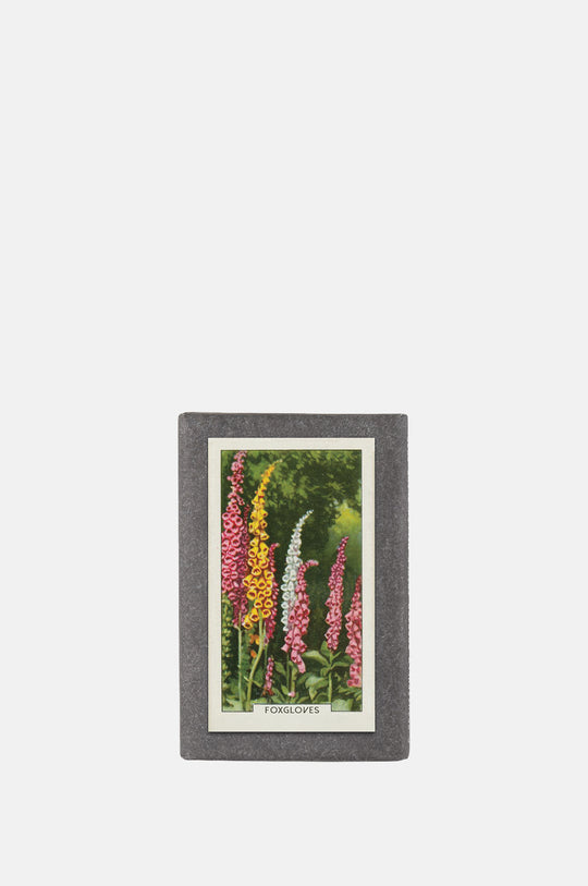 Garden Flowers Label Soap Foxgloves