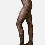 Swedish Stockings Kitty Romb Pointelle Tights Espresso.