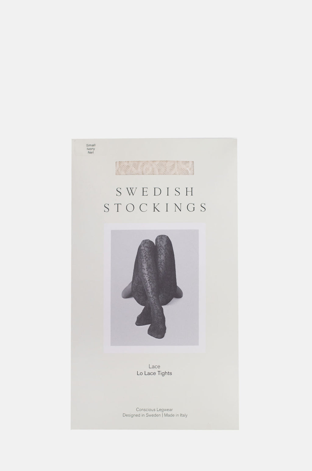 Swedish Stockings Lo Lace Tights Ivory.