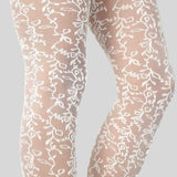 Lo Lace Tights Ivory