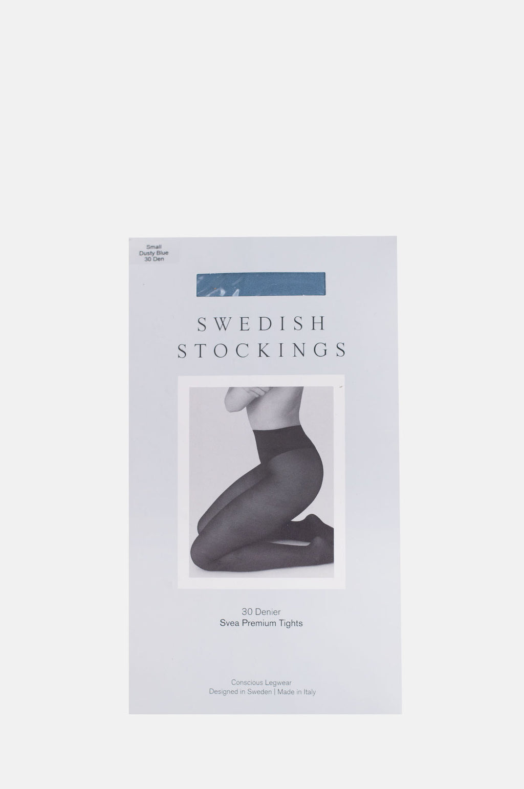 Swedish Stockings Svea Premium Tights Dusty Blue.