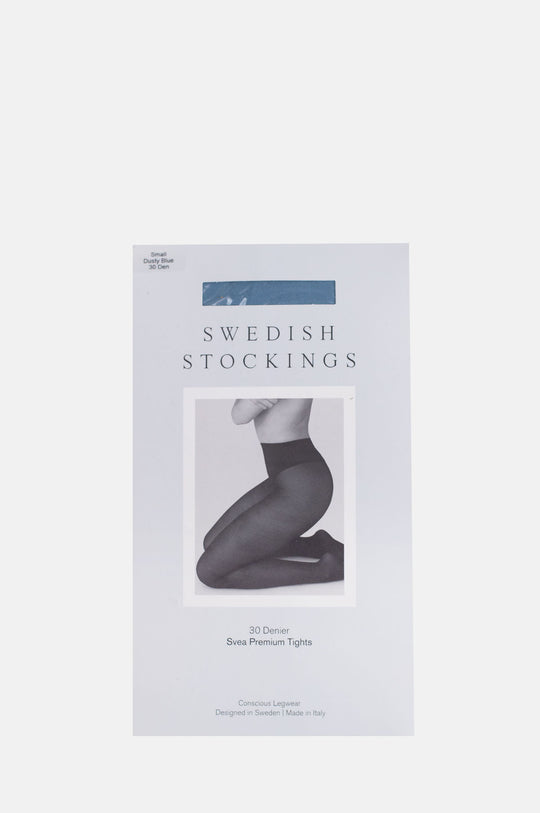 Svea Premium Tights Dusty Blue
