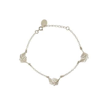 A.M. Three Feather Bracelet Silver