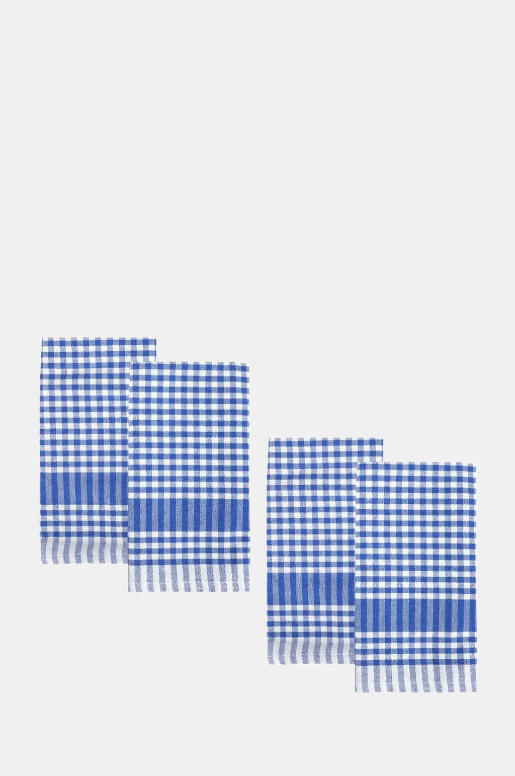 Talking Tables Blue Gingham Fabric Napkins 4 Pack.