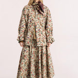 Farah Cotton Skirt Rose Beige
