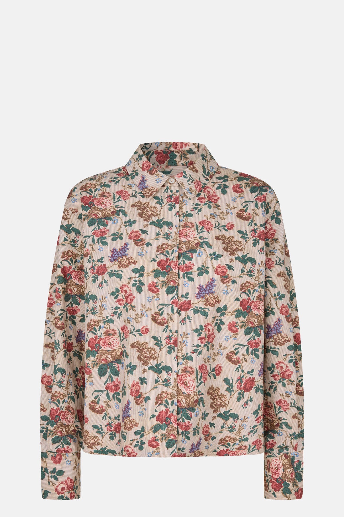 Tapis Noir Frances Cotton Shirt Rose Beige.