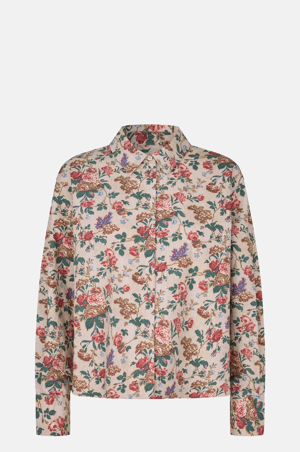 Tapis Noir Frances Cotton Shirt Rose Beige.